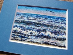 ACEO Artwork Seascape Original Art Painting Sea Miniature Gift Ukrainian Artist