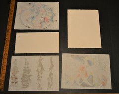 5 Nice Water Color Works Noted Indiana Artist Robert Lohman Signed Dated 1976-78