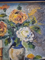LARS DRAABYE! PAINTING „VASE OF FLOWERS“