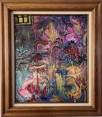 Original Abstract Painting on Canvas by Serg Graff „Freeddy is Back“ COA