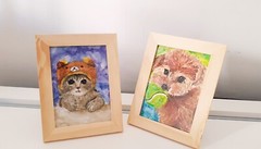 „Pawtraits“Original Hand painted Watercolor Pet Custom Portraits