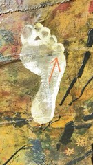 Ed Brodkin 1993 Chelsea Artist …Large Mixed Media Abstract Painting On Wood