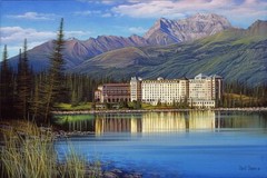 David DAASE “ Chateau Lake Louise „Limited Edition Hotel Banff Alberta SIGNED