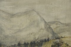 Friedegart Bone 20. century Leipzig/painting mountain landscape around 1940