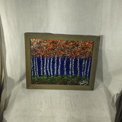 Original Acrylic Painting “ Fall For It Every time“ 14 X 18″ By Timothy Designs
