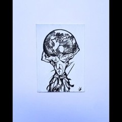 ACEO Original Men Modern Mini Acrylic Body Shape Art Card 100%Hand Made OOAK
