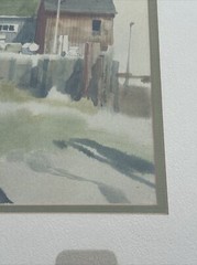 RITCHIE ALLEN BENSON PAINTING NATUTICAL COASTAL LISTED FAMOUS WATER FRONT 1970