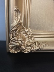 KPM Hand Painted Porcelain Portrait plaque“Erbluht“ Signed Wagner Gilt Framed