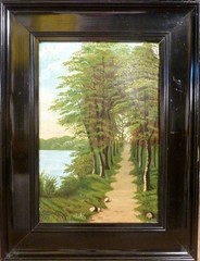 UNSIGNED! LANDSCAPE WITH LAKE