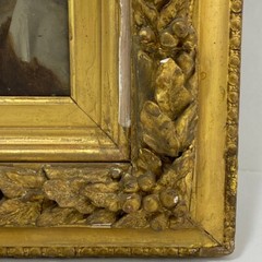 Antique Oil Painting, Sculptor in his Studio, after Sir Frederic Leighton c.1860