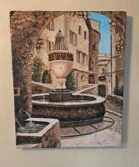 Original Vintage French Canvas Oil Painting signed by Lainas – Limited Edition