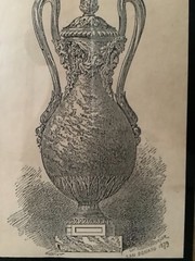 Persian Art Style Vase Illustration San Donato1879by C H Kreutzberge Framed(2)