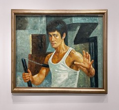 BRUCE LEE Painting, Return of The Dragon – Kung Fu Art – Chuck Norris