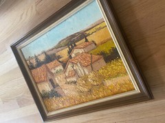 OIL CANVAS LANDSCAPE PAINTING BY AFRICAN FRENCH „GREGOIRE JOHANNES BOONZAIER“