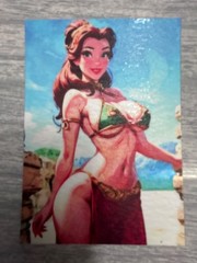 ACEO Sketch – Belle Slave bikini – 1/1 – Authenticity Stamp – FREE SHIPPING
