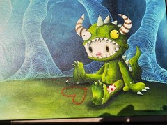 Fabio Napoleoni 31/42 PP Print 16 by 24 inches Dragon Boy With cert.