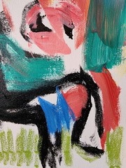 Abstract Expressionism Original Painting Horse 14×11 Fine Art Canvas Decor