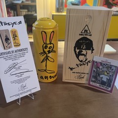 Bob Freyer Orig Hand Painted Aerosol Can Rare In Box House of Roulx Edition /12