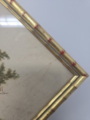 Chinese Painting On Silk Professionally Framed 12 1/4 X 12 1/4″