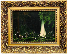 Beautiful Vintage oil painting on canvas Wojdikow