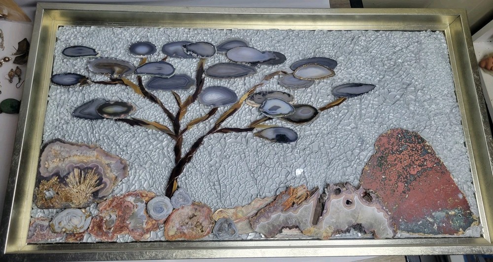 Geode Artwork By Gail Rosen Of Baltimore Md „Acacia Dream“