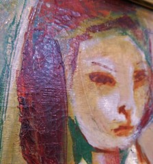 LARGE 1957 FAUVIST BAY AREA FIGURATIVE EXPRESSIONIST SCHOOL Oil PAINTING – KEITH