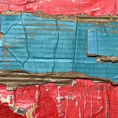 Original Mixed Media Modern Art Collage Painting on Canvas 11×14 „Passion“