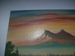 Vintage Original Oil Painting, by LEO SPOTTED ELK, South Dakota, Native American