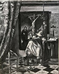 Vermeer Reproduction Original Oil Painting Art Canvas Woman Signed Artist 4″x5″