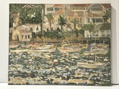 Impressionist Painting Impressionism Beach Coast Nautical Bowen Island Harbor