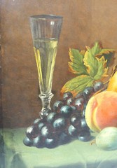 Still Life with Fruit and Glass J. Müsing 1880 Oil on Wood 42.0 cm x 35.0 cm