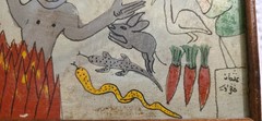 Attributed to Othman Faraj (عثمان فرج) – Original Signed Middle Eastern Folk Art