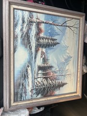 VTG Beverly Jamison Carrick Original Oil Painting: (20×24”)
