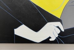 Patrick Nagel Painting – 1980’s Pop Art – Fashion Art 1983 (read description)