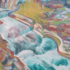H Holmgren 1948 Vintage Swedish Mid Century Oil Painting Original Art