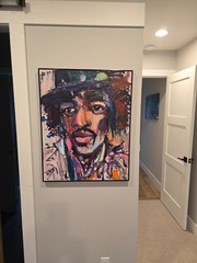 Bruni Sablan “Jimi Hendrix” Original Oil Painting – Signed 24×30 Music Art