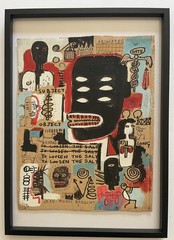 2 X Jean Michel Basquiat Original Painting Drawings Graffiti Street Art NYC F66