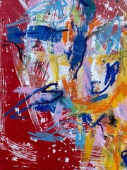 Rolf Gjedsted Abstrakte Komposition Moderne Kunst aus Kopenhagen Dänemark 81×58
