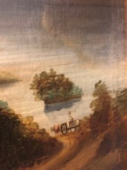 MONUMENTAL ANTIQUE 19th Century FINE PORTRAIT PAINTING OF A BOY, c 1830
