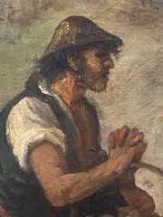 🔥 Fine Antique Old 19th c European Old Master Oil Painting, Friedrich MEYERHEIM