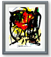 Abstract Art „Freedom 2“ Original Acrylic 18×24 inch Painting on Gallery Paper