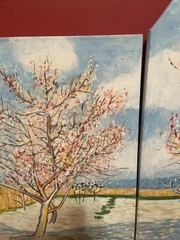 Oil Painting Triptych Original Reproduction Barbara J Koivisto Van Gogh 75×35”