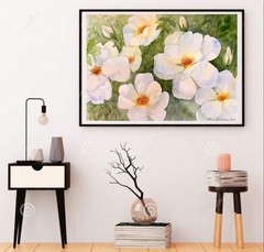 Original brand new large watercolor ”Summer” $160 Home decor art gift