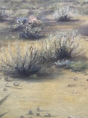 Victoria Emerle Antique 1920’s 1930’s Plein Air Desert Landscape AS-IS Painting