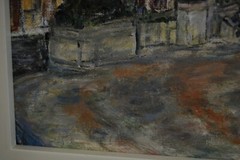 VTG SIGNED OIL FRAMED VIEW OF EL PRADO BLVD OLD HAVANA, CUBA ARTIST: HECTO VIDAL