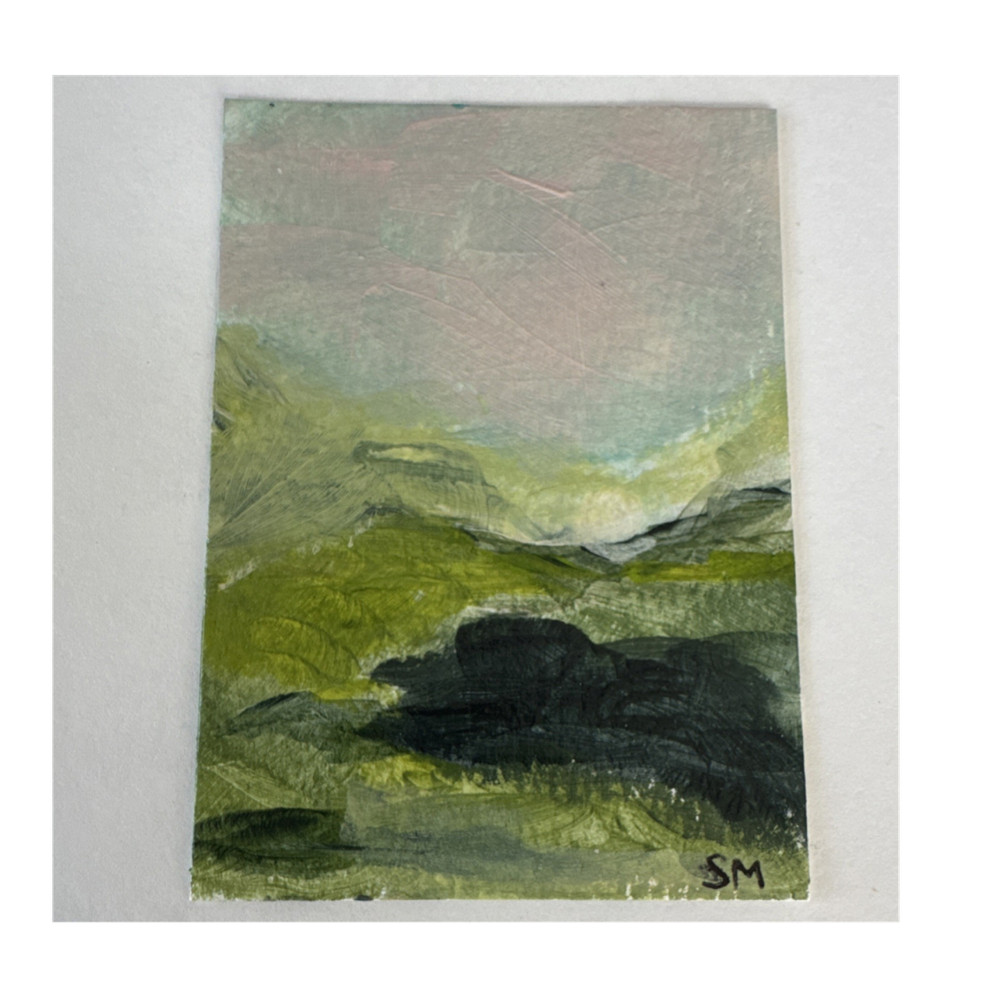 ACEO Original Landscape Painting ‚Killarney National Park 8‘ Signed