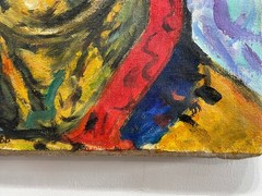 Beauford Delaney Painting – Abstract Figures art – Harlem Renaissance art