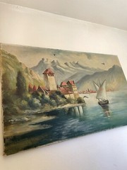William Lemons 1861-42 CALIFORNIA ARTIST PAINTING VINTAGE MID CENTURY MODERN ERA