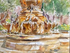 Ronald Shap | Neptune’s Fountain, Pasadena City Hall, c. 1990