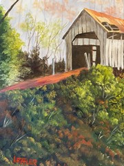 !6 x 20 Original Oil Painting on Canvas….“Season’s End“